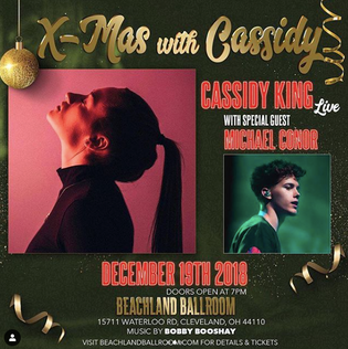  Cassidy King, Michael Conor, & Julia Thompson To Perform In Cleveland