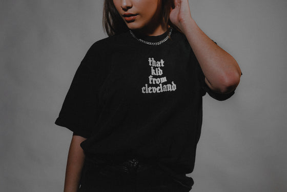 E-V - That Kid From Cleveland™ - LIMITED EDITION Oversized faded t-shirt