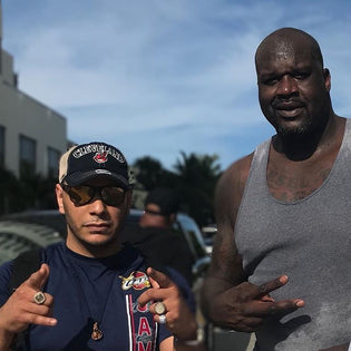  Mopacino Spends Quality Time With Shaq For Super Bowl Weekend
