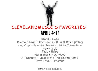  #ClevelandMusic’s Favorites (April 4-17)