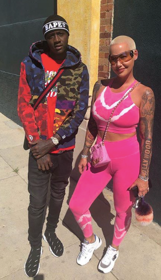  YFL Kelvin links up with Amber Rose