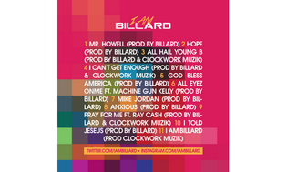  Billard – I Am Billard (Back Cover & Tracklist)